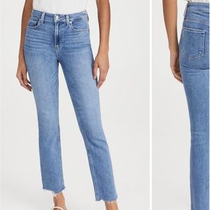 Like New Paige Cindy Raw Hem Jeans, Size 30